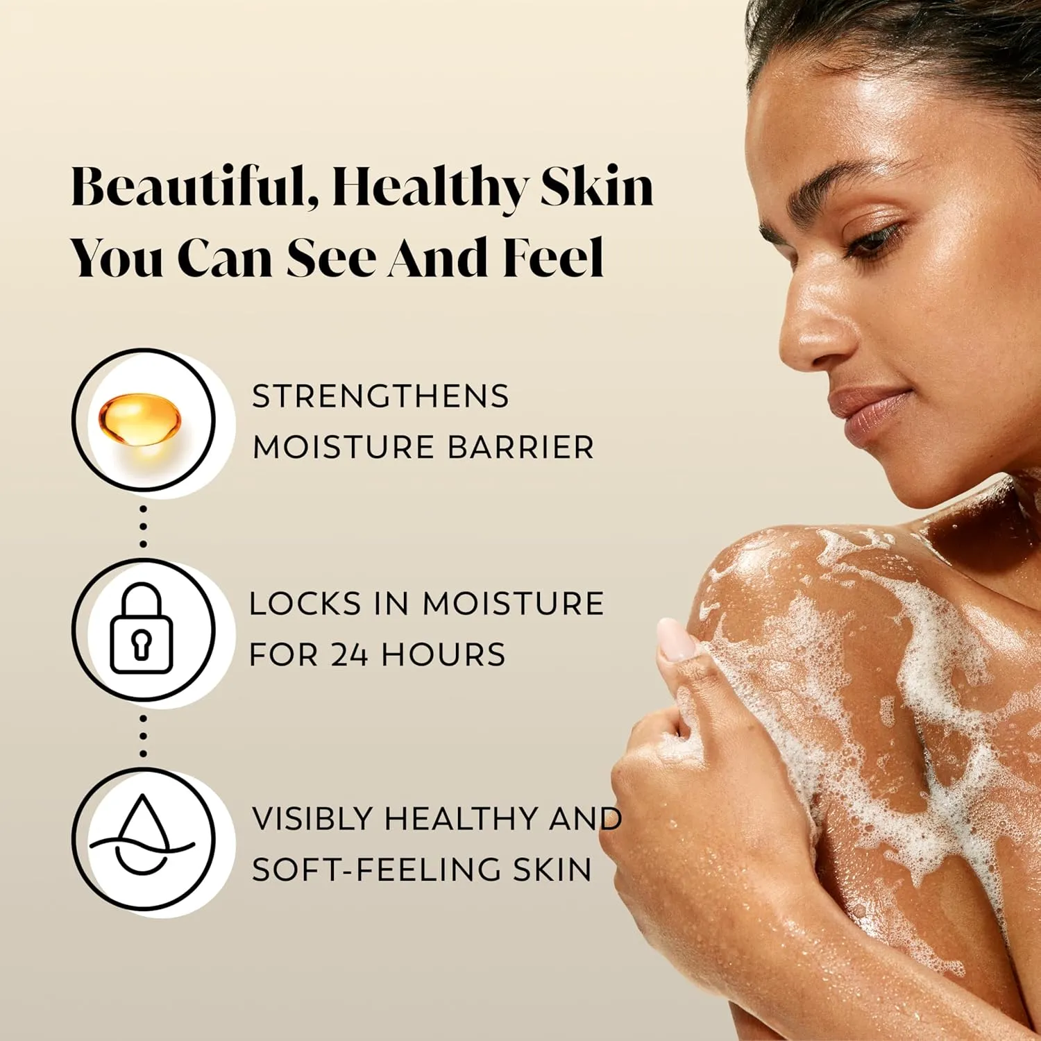 Olay Body Wash for Women, Ultra Moisture, 24hr Moisturizing, Hydrating & Refreshing, B3 Vitamin Complex, Free of Parabens & Phthalates, For All Skin Types, Coconut Oil Scent, 33 fl oz (Pack of 4)
