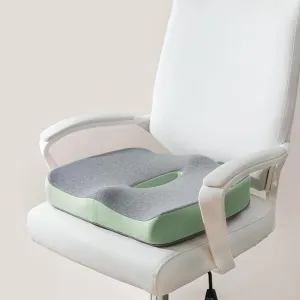 One Office Chair Cushion - Ergonomic Hip Support Hemorrhoids Decompression Chair Pad, Memory Foam Seat CushionSuitable,Everlasting Comfort Seat Cushion,for Office Chairs and Cars