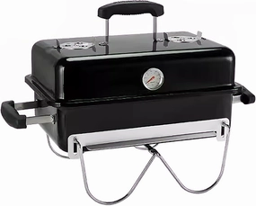 Outdoor Grill, Portable Barbecue BBQ Grill, Domestic Charcoal Barbecue, for Backyard Barbecue, Outdoor Cooking, Camping, Picnic(Color:Black)