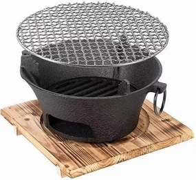 Outdoor Wood Burning Stove, Portable Camping Wood Stove, Detachable Windproof Hot Tent Stove, for 2 to 3 People Outdoor Camping, Travel, Picnic, BBQ