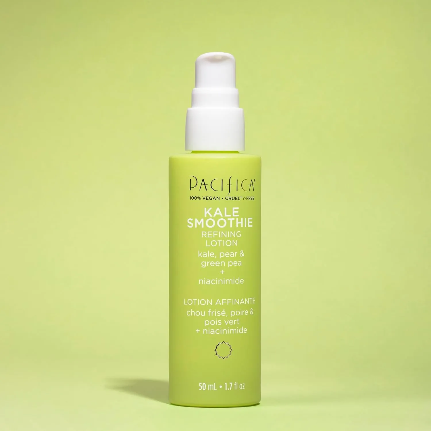 Pacifica Face Moisturizer - Kale Smoothie Face Lotion w/Niacinamide, Copper, Super Foods & Plant Extract - Reduces Pore Size & Redness, Improves Skin Texture Vegan & Cruelty-Free Dermatologist Tested