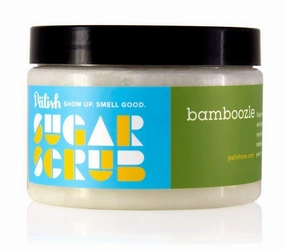 Palish Ultra Hydrating and Exfoliating Sugar Scrub | Natural | Paraben Free, Vegan, Cruelty Free | 12 Oz | Bamboozle