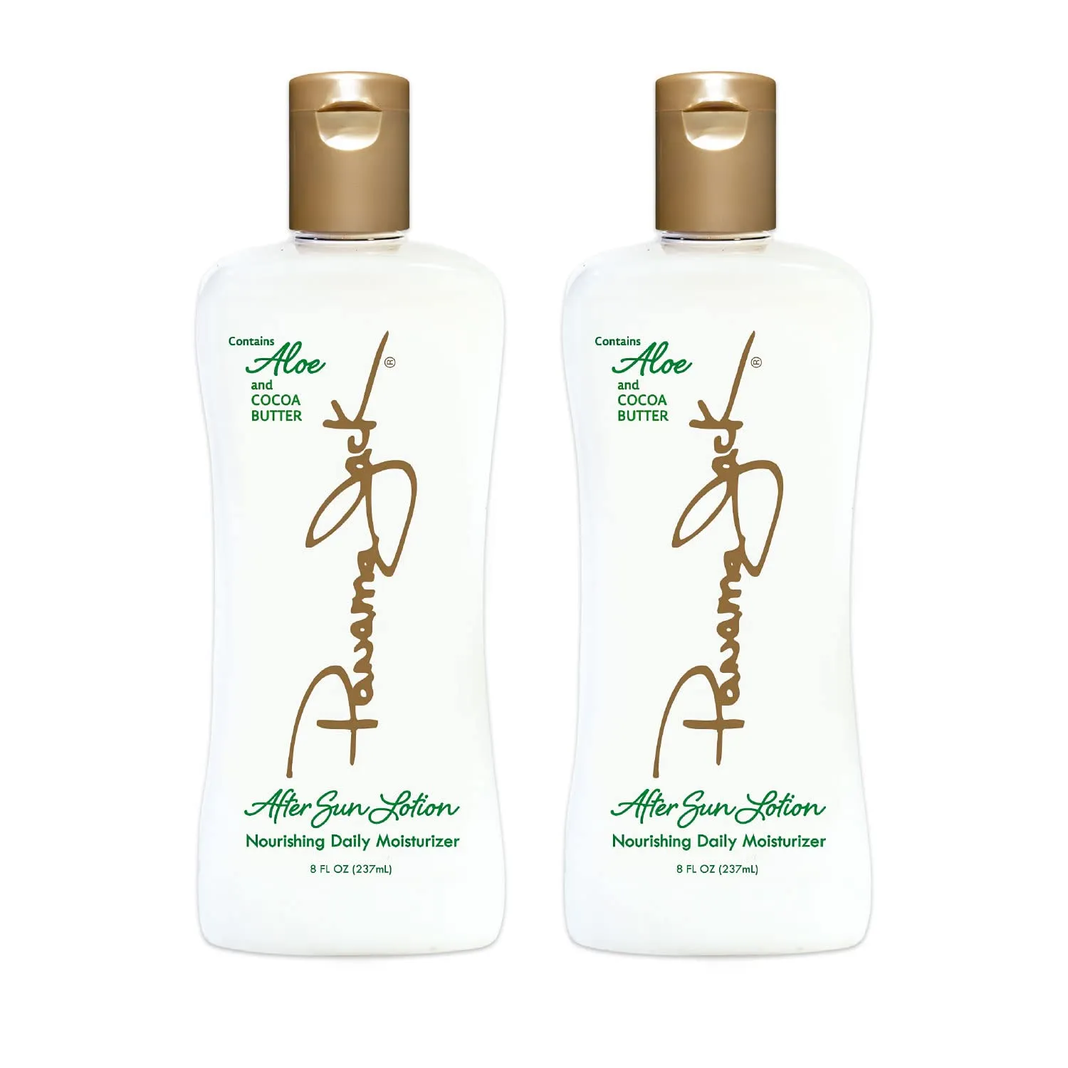 Panama Jack Aloe Moisturizer Lotion - After Sun Daily Skincare, Contains Aloe, Cocoa Butter, Olive Oils with Vitamin E, 8 FL OZ (Pack of 2)
