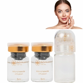 Peptide Complex Facial Skincare & Beauty Tool Kit– 0.25 Facial Applicator   2 Serums Hyaluronic Acid, Vitamin C & Antioxidants Smooth, Hydrated, Radiant Skin –Face & Lips –Home Spa Gift Set