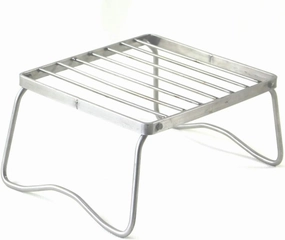Portable Camping Grill Mini Stainless Steel BBQ Grill Folding Compact Barbeque Grill for Picnics, Backpacking, Backyards, Survival