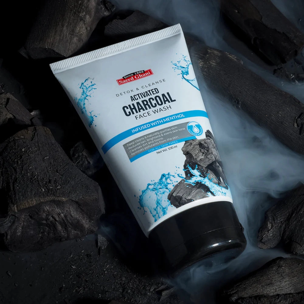 Saeed Ghani - Activated Charcoal Detox & Cleanse Face Wash 100ML