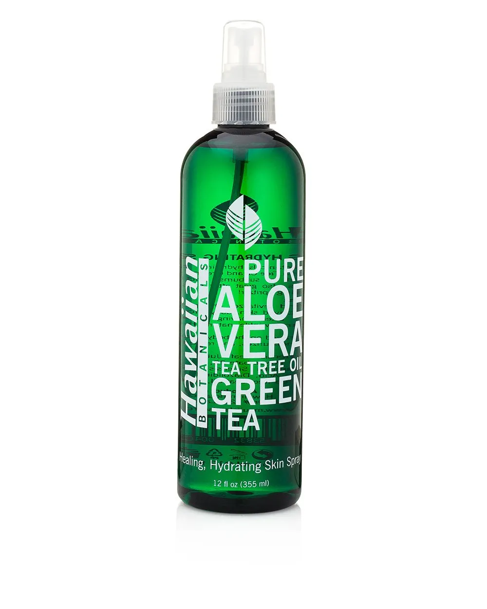 self tanners Hawaiian Botanicals Aloe Vera,Tea Tree Oil, Green Tea, Healing, Hydrating Skin Spray Large 12 oz. Bottle!