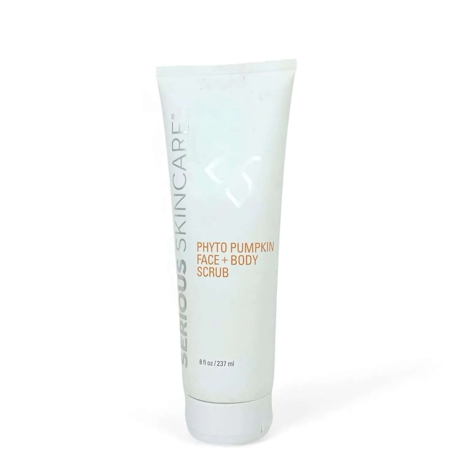 Serious Skincare Phyto Pumpkin Exfoliating Face   Body Scrub - Gently Exfoliates & Hydrates with Pumpkin Seed Oil, Moisturizing Almond Oil, Coconut Oil for Softer and More Radiant Skin 8 Fl. Oz.