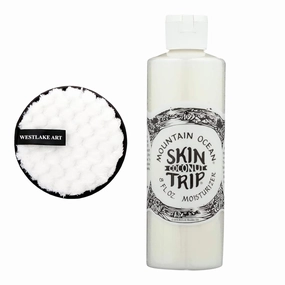 Skin Trip Coconut Moisturizer 8 Oz | Bundled With Reusable Makeup Pad - Deep Hydration Skin Trip Coconut Lotion, Skin Moisturizer For Body, Versatile For Skin Types [Pack Of 3]