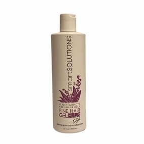 smartSOLUTIONS Fine Hair Gel Plus,12 oz | Enhances Shine | Adds Volume | Easy Wash-out | Paraben-Free