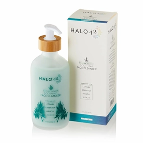 Soothing Hydrating Cream Face Cleanser for Sensitive Skin, Natural & Organic Gentle Facial Wash, Paraben-Free, Deep Cleansing for All Skin Types - 4.2 fl oz
