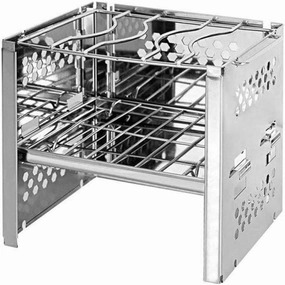 Stainless Steel Outdoor Mini Barbecue Grill Portable Folding Stove Picnic