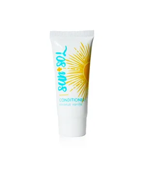 Sun   Sol Bulk Hydrating Conditioner With Warm Coconut & Vanilla Fragrances, Travel Size Toiletries, Mini Hotel Amenities, 0.7 oz, 300 Count