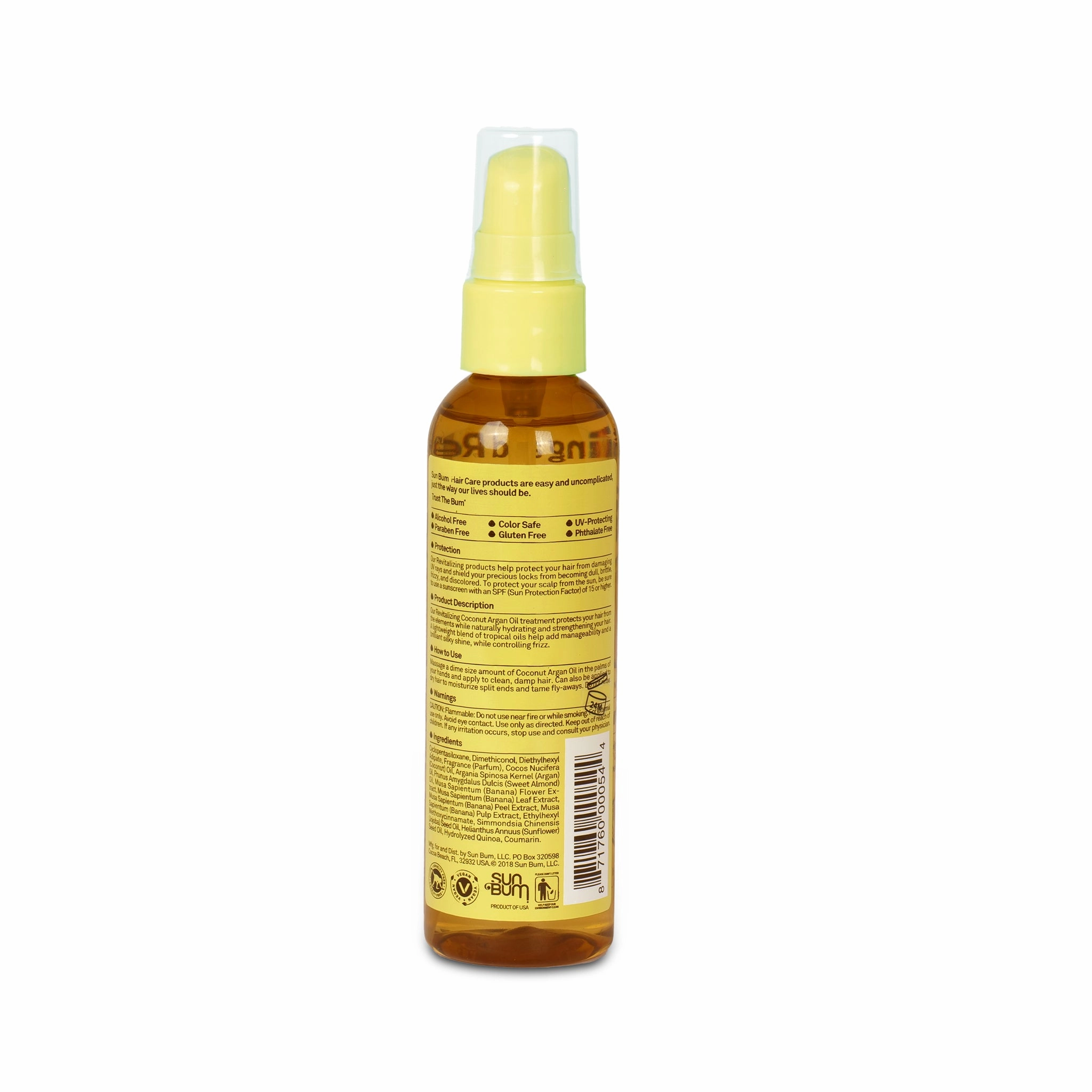 Sun Bum Revitalizing Coconut Argan Oil