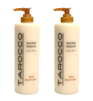 Tarocco Nourishing Moisturizer 475ml/16 oz x 2 with Sicilian Blood Oranges by Baronessa Cali