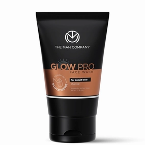 The... Man... Company Glow Pro Face Wash for Men - 100ml | Enriched with Glutathione, Charcoal | Instant Glow, Deep Cleansing & Evens Skin Tone | Men's Face Wash for Dry Skin | Toxin Free