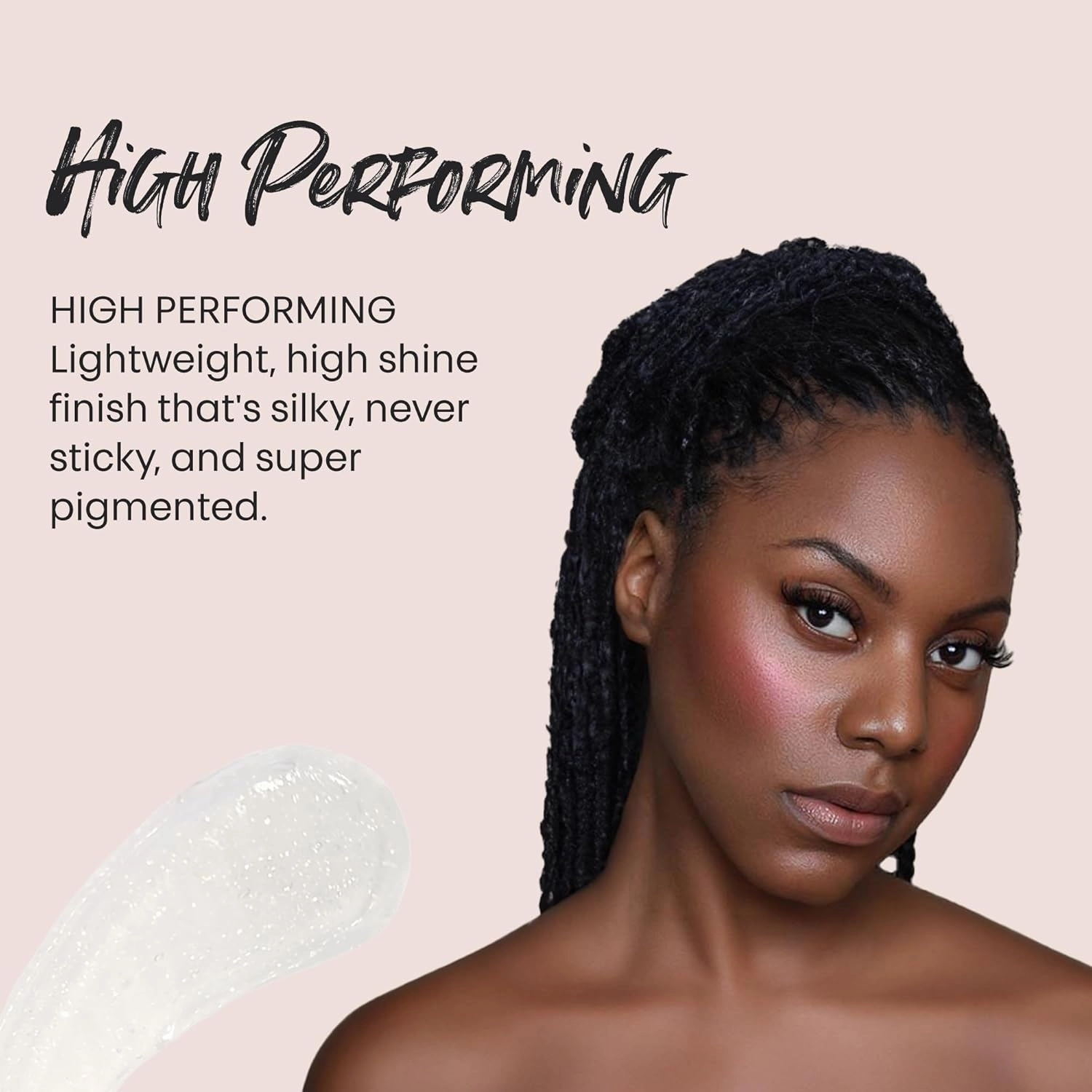 The Lip Bar Vegan Non-Sticky Lip Gloss, with Hydrating Shea Butter for a Lightweight, High Shine Finish, Minimalist - Clear, 8 pack