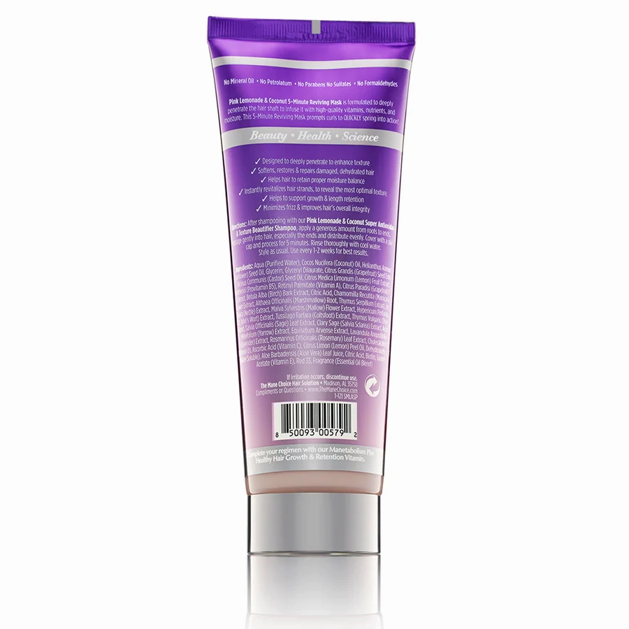 The Mane Choice Pink Lemonade & Coconut 5-Minute Reviving Mask 8oz