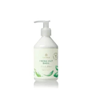 Thymes Moisturizing Hand Lotion for Dry Skin - Moisturizer for Beauty and Personal Care - Luxury Hand Lotion for Women & Men with Shea Butter & Aloe Vera (Fresh-Cut Basil, 9 fl oz)