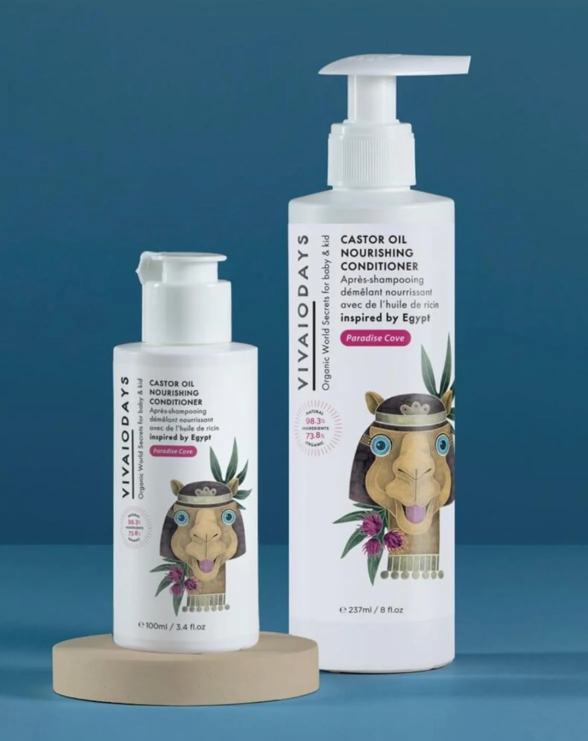 Toddlers & Kids Organic Castor Oil Nourishing Rinse-Off Conditioner: a silicone-free marvel that effortlessly nurtures hair. 8 fl. oz. | 237 ml.