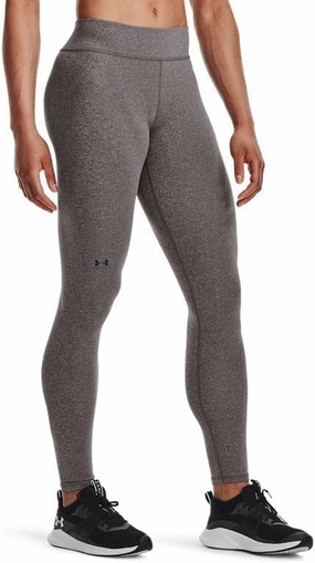 Under Armour Authentics Womens Leggings LT Charcoal Light Heather-black, Large Tall