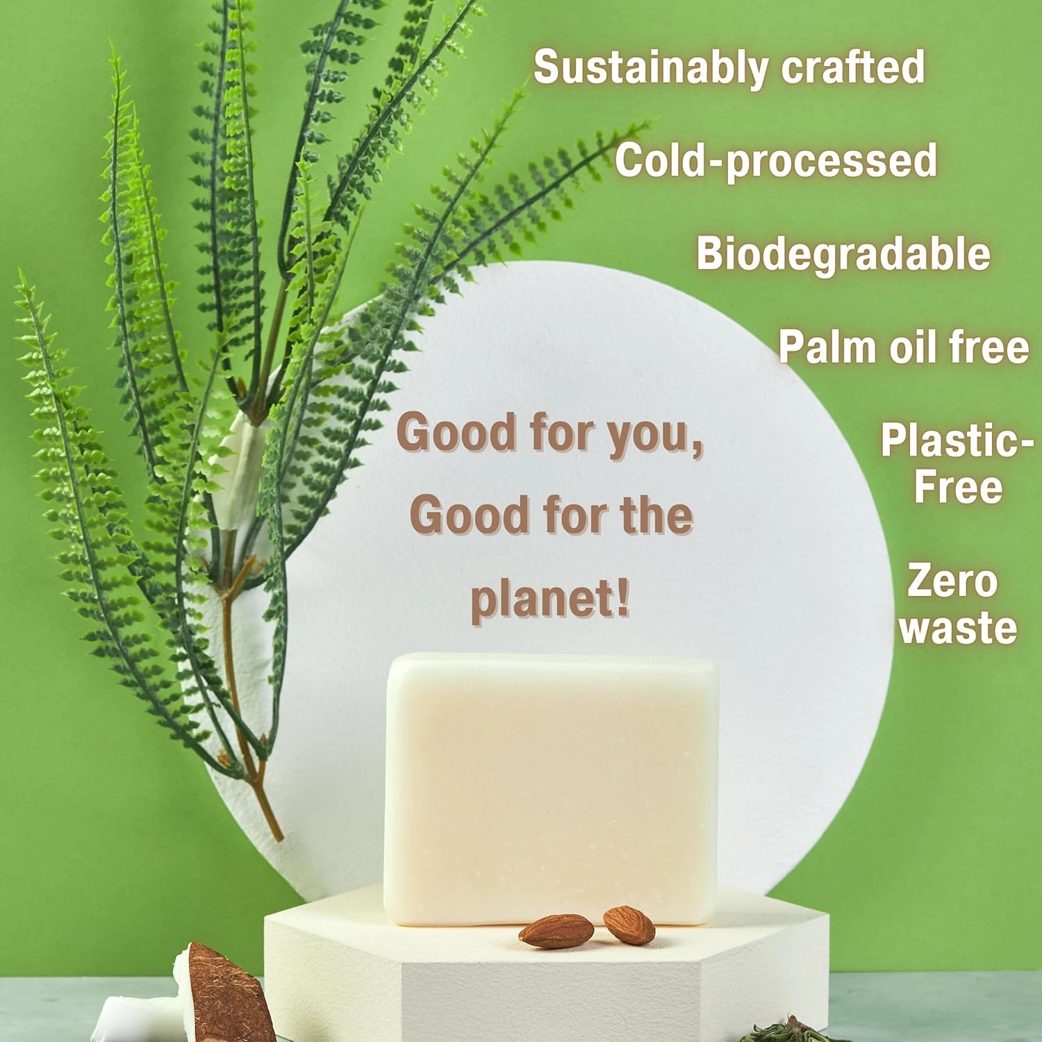 Unscented Soap (4-pack) | Fragrance Free Soap | Sensitive Skin Soap | All Natural Bar Soap for Women & Men | Natural Soap Bar | Body Soap Bars | Bath Soaps | Handmade Soap | Coconut Soap | Moisturizing Bar Soap | Vegan Non Toxic Bar Soap