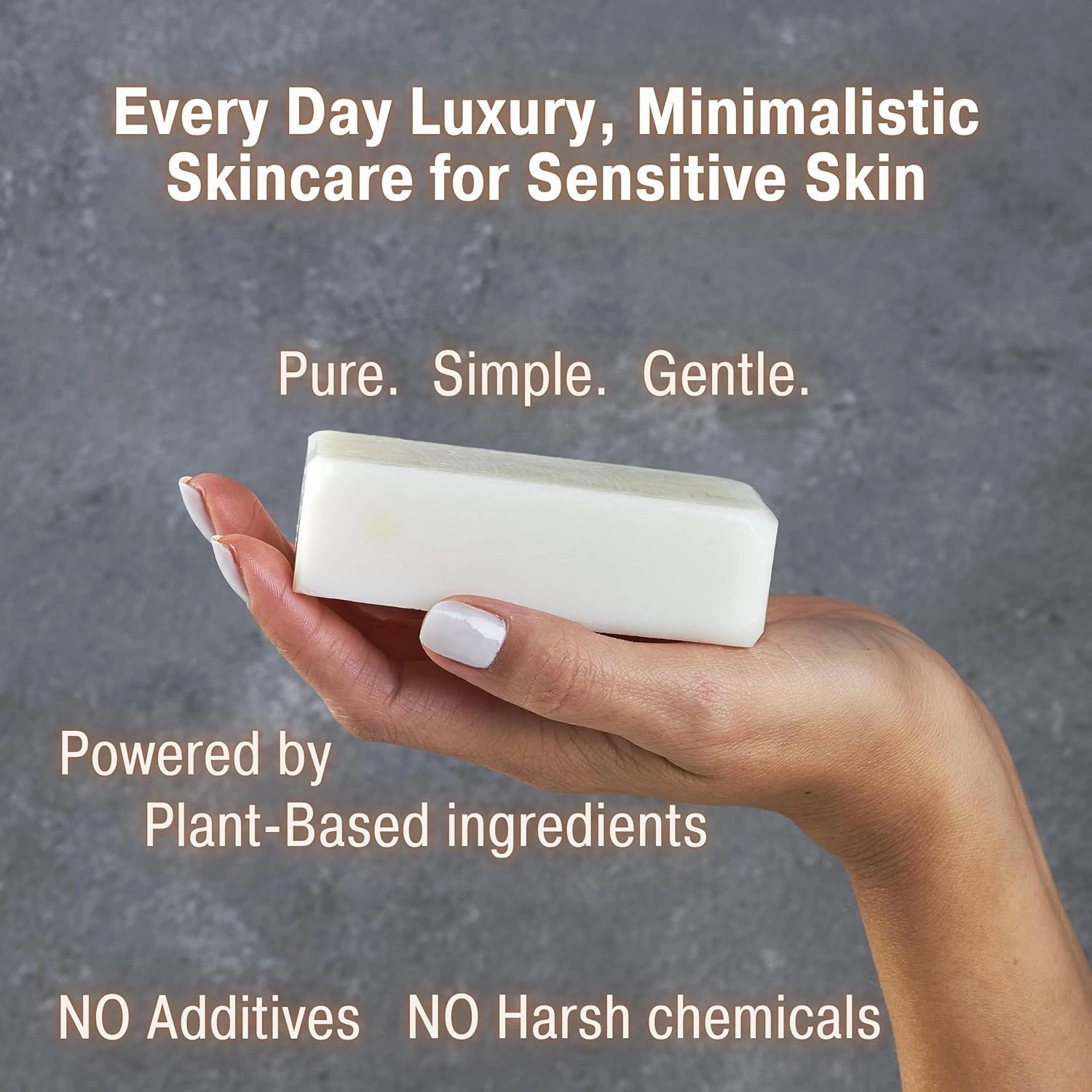 Unscented Soap (4-pack) | Fragrance Free Soap | Sensitive Skin Soap | All Natural Bar Soap for Women & Men | Natural Soap Bar | Body Soap Bars | Bath Soaps | Handmade Soap | Coconut Soap | Moisturizing Bar Soap | Vegan Non Toxic Bar Soap