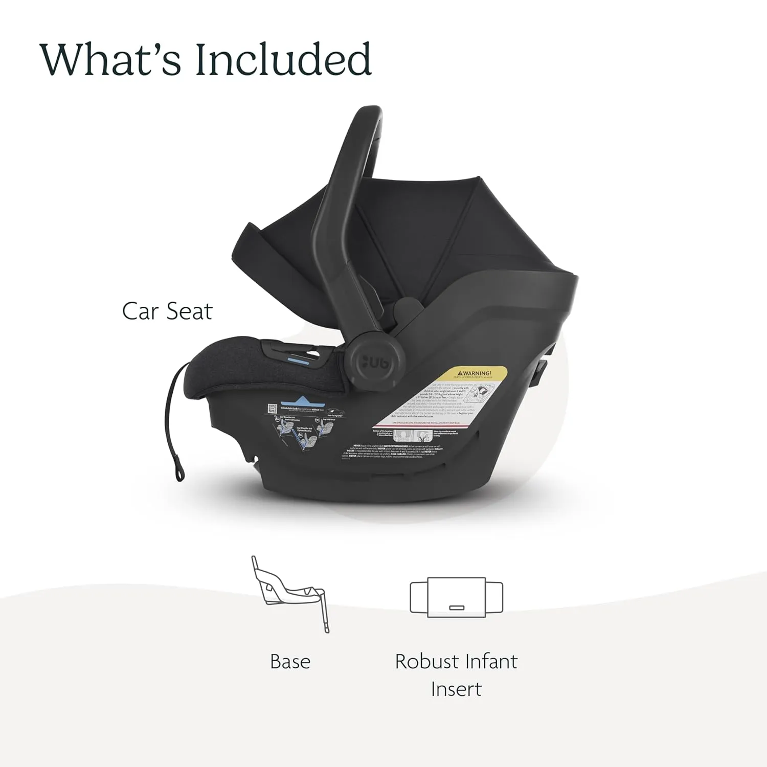 UPPAbaby Mesa Max Infant Car Seat/Base with Load Leg and Robust Infant Insert Included/Innovative Safety Features   Simple Installation/Direct Stroller Attachment/Jake (Charcoal)