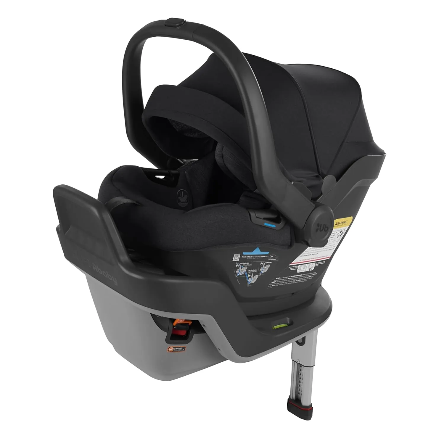 UPPAbaby Mesa Max Infant Car Seat/Base with Load Leg and Robust Infant Insert Included/Innovative Safety Features   Simple Installation/Direct Stroller Attachment/Jake (Charcoal)