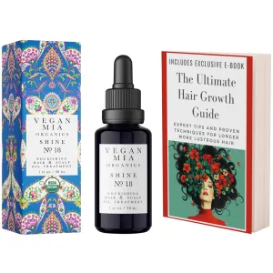 USDA Organic Rosemary Oil for Hair Growth with Castor, Jojoba & More by Vegan Mia | for Intense Nourishment & Dry Scalp Treatment - Get Healthier, Thicker & Shiny Hair Naturally (with Exclusive eBook)