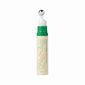 Vegan Collagen Eye Serum - K Beauty Triple Hyaluronic Acid & Peptide Collagen Serum Improve Skin Elasticity, Reduce Fine Lines & Dark Circles - Vegan Korean Skin Care Eye Cream - 0.33 Fl. Oz.