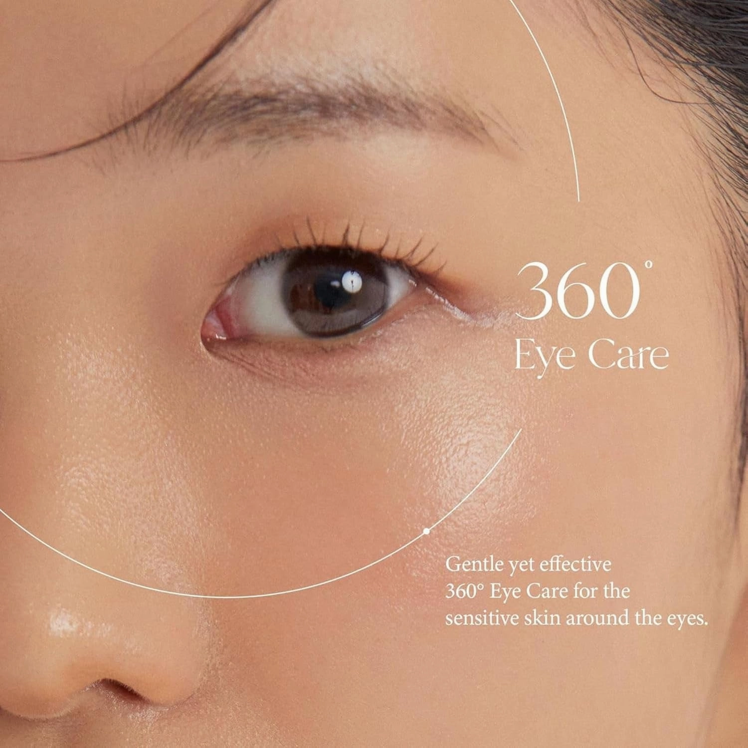 Vegan Collagen Eye Serum - K Beauty Triple Hyaluronic Acid & Peptide Collagen Serum Improve Skin Elasticity, Reduce Fine Lines & Dark Circles - Vegan Korean Skin Care Eye Cream - 0.33 Fl. Oz.