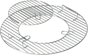 VEVOR 21 inch Round Stainless Steel Grates for 22 inch Kettle, Performer, Charcoal Grill Replacement Parts for Outdoor Cooking, Barbecue Camping, Picnic, Backyard, Silver, 22inch
