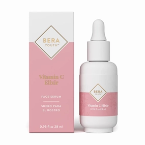 Vitamin C Face Serum, Hydrates Skin, with Hyaluronic Acid and Plant Stem Cells, 0.95 fl oz
