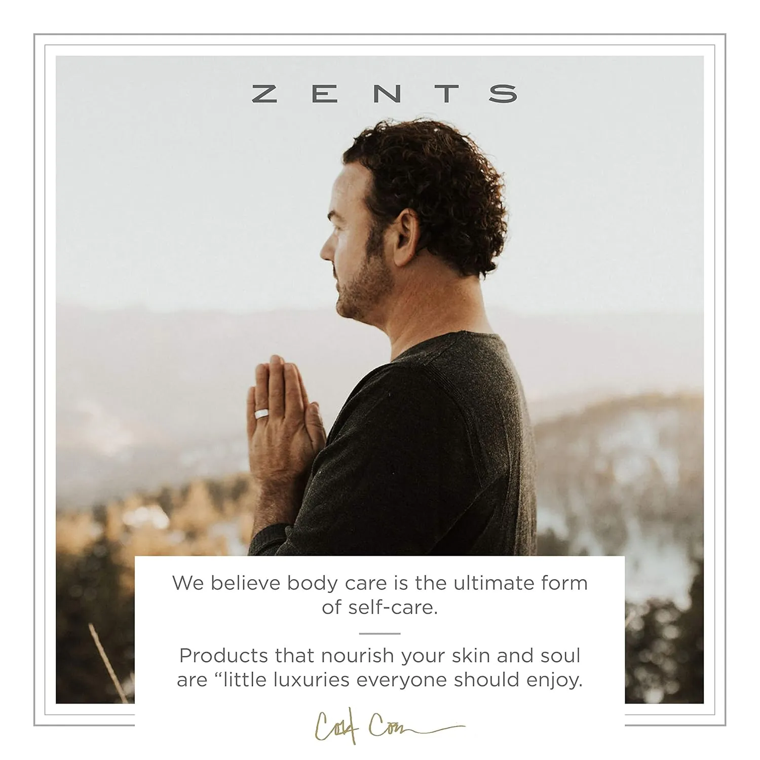Zents Triple-Milled Luxe Bar Soap (Mandarin Fragrance) | Moisturizing Soap with Organic Shea Butter | Gentle Hand & Body Wash | Nourishes & Softens Skin | 5.7 oz