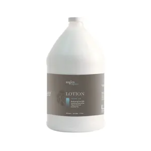 Zogics Organics Body Lotion – Hydrating Body Lotion for Women and Men, Moisturizing Formula Made with Essential Oils and Goat’s Milk, Great for Refillable Lotion (Fresh Air Scent, 1 Gallon)